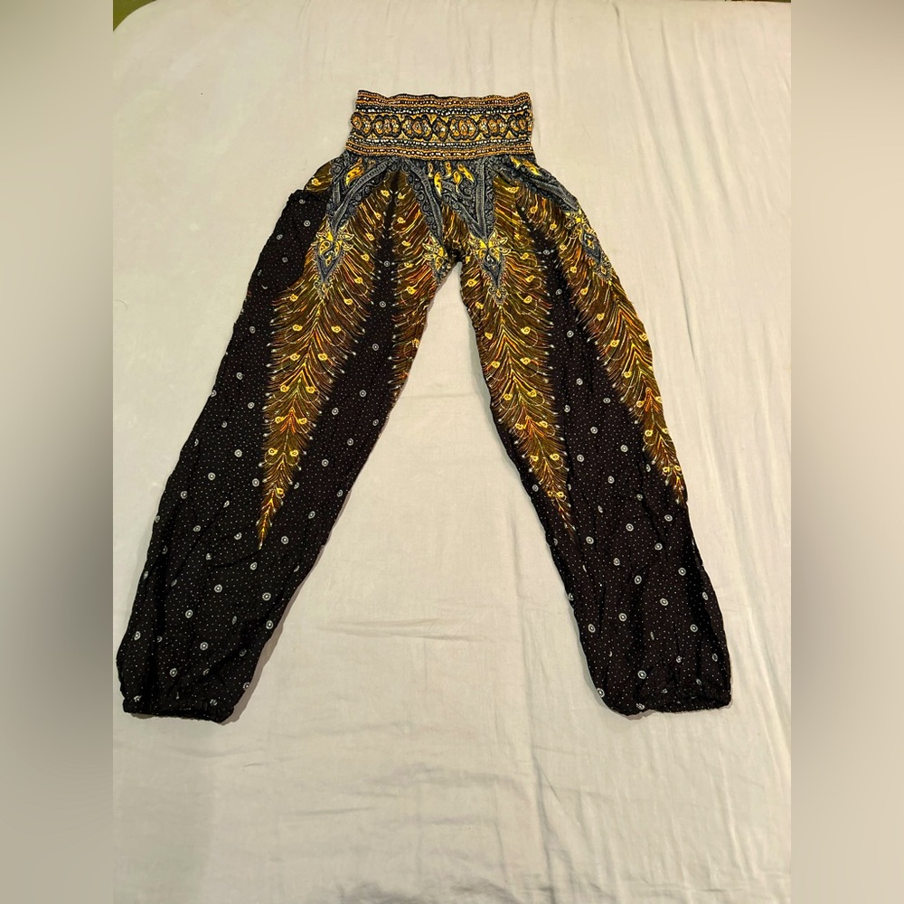 Black and Yellow Lightweight Sweatpants